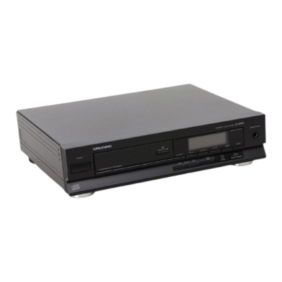 Grundig CD 3000 Serviceanleitung