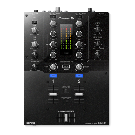 PIONEER DJ DJM-S3 Bedienungsanleitung