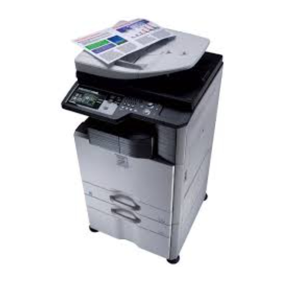 Sharp MX-1810U Erste Schritte