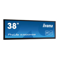 iiyama ProLite S3820HSB Bedienungsanleitung