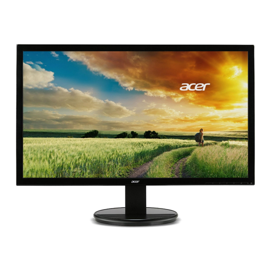 Acer K192HQL Benutzerhandbuch