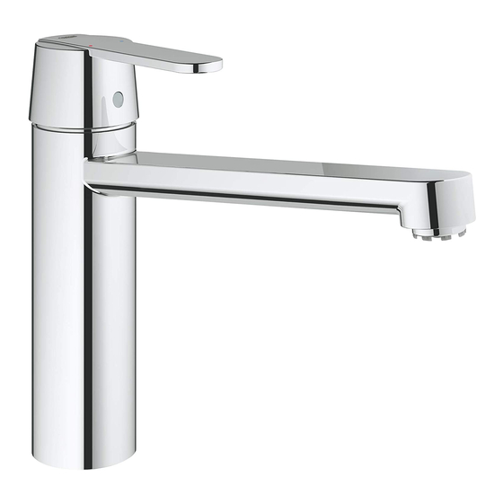 Grohe Get series Installationsanleitung