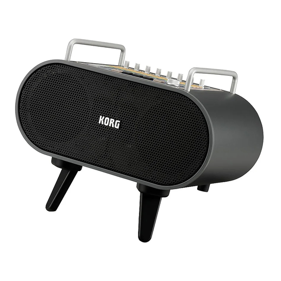 Korg RHYTHM STAGEMAN 80 Bedienungsanleitung