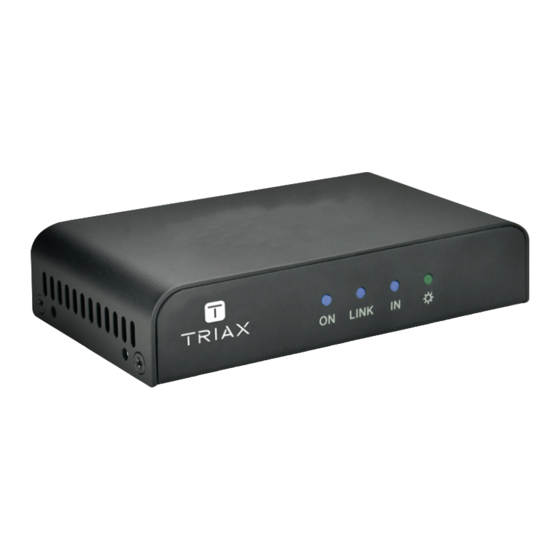 Triax HTX 1HLP4K Handbücher