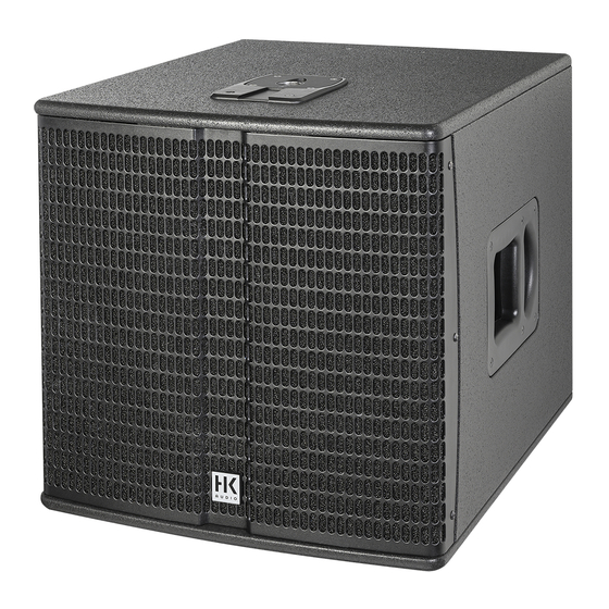 HK Audio ELEMENTS E 115 Sub D Handbuch