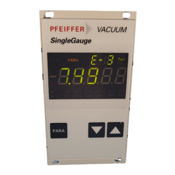 Pfeiffer Vacuum TPG 261 Handbücher