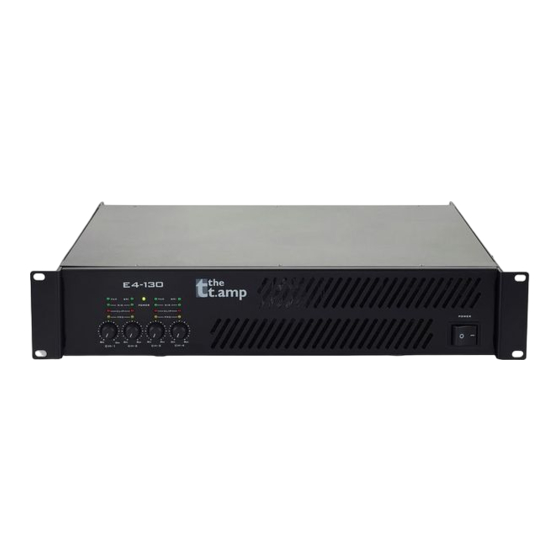 thomann the t.amp E4-130 Bedienungsanleitung