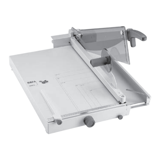 Krug+Priester IDEAL 1038 Betriebsanleitung