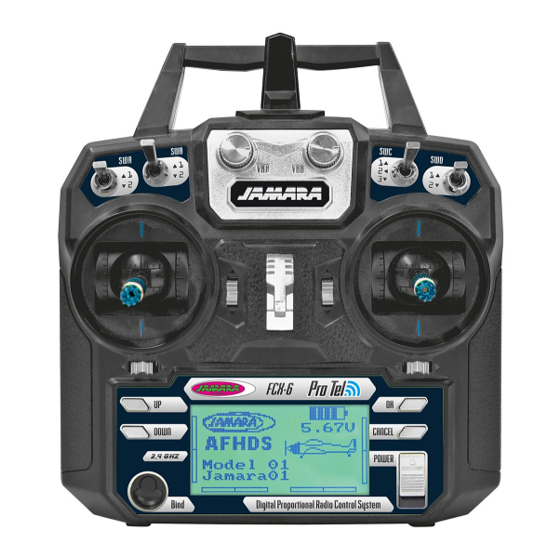 Jamara FCX6 Pro Tel Gebrauchsanleitung