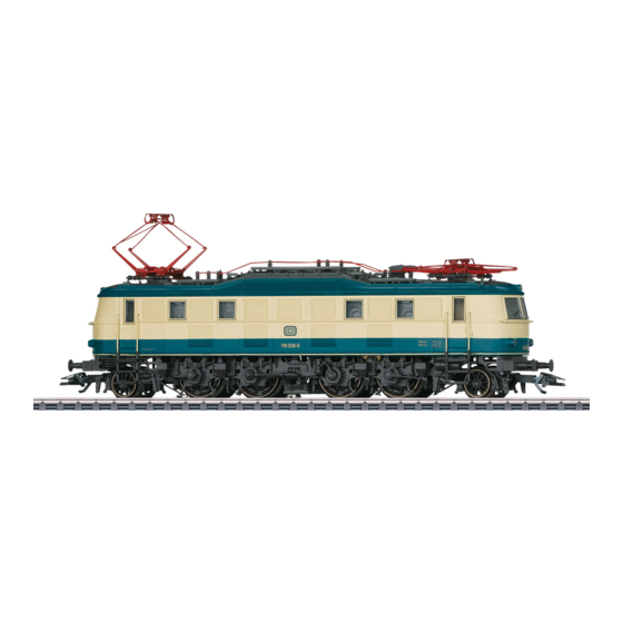 Märklin BR 118 Bedienungsanleitung