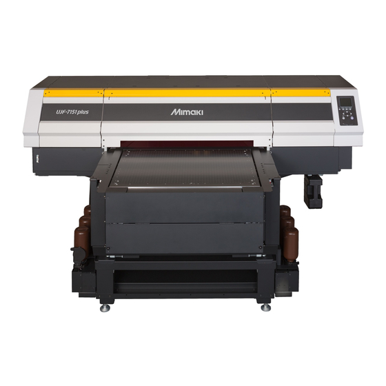 MIMAKI UJF-7151 plus Bedienungsanleitung