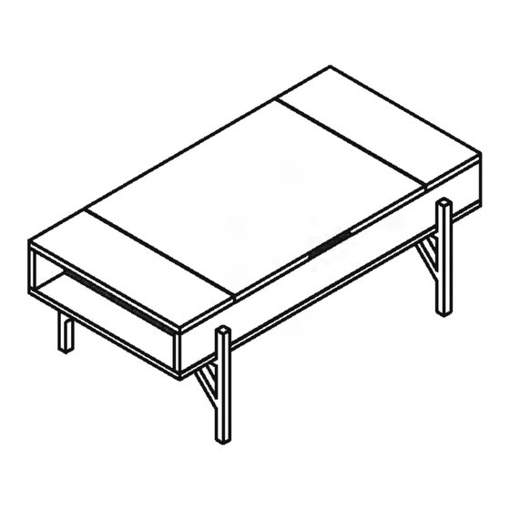CONFORAMA DELHI COFFEE TABLE Montageanleitung