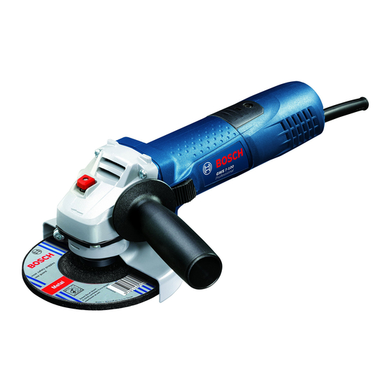 Bosch GWS 7-100 Professional Originalbetriebsanleitung