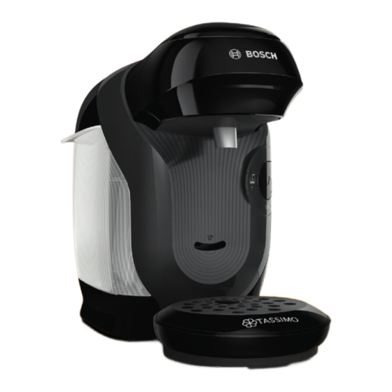 Bosch Tassimo Style TAS110 GB Serie Gebrauchsanleitung