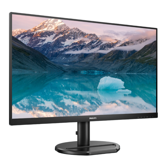 Philips 242S9 Bedienungsanleitung