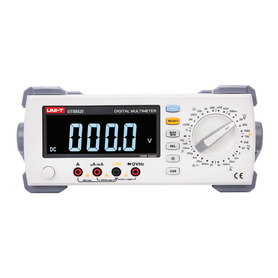reichelt elektronik UT 8802E Bedienungsanleitung
