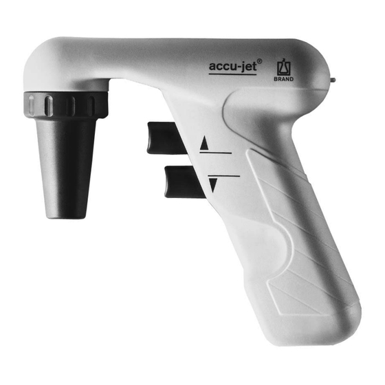BrandTech accu-jet Gebrauchsanleitung
