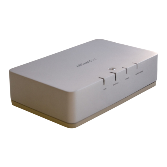 Arcam rDAC Schnellstartanleitung