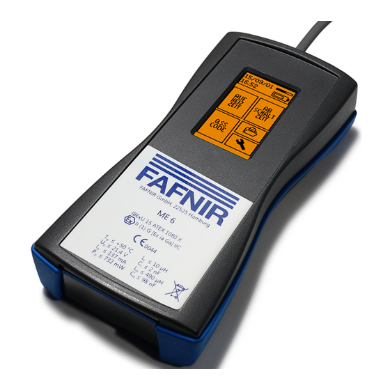 fafnir ME 6 Technische Dokumentation
