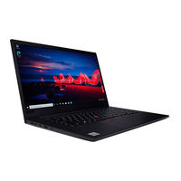 Lenovo ThinkPad X1 Extreme Gen 3 Einrichtungsanleitung