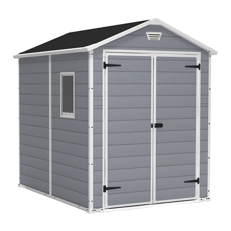 Keter MANOR 6x8DD Montageanleitung