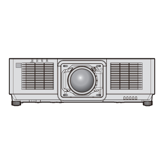 Panasonic PT-MZ17KLBE Bedienungsanleitung Und Funktionsanleitung