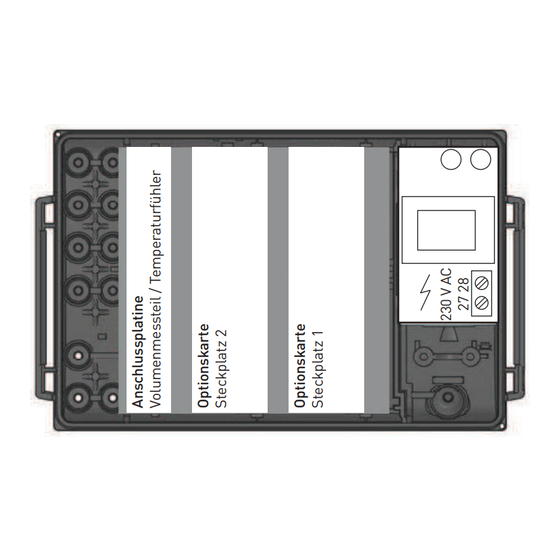 GWF MULTICAL 603 Elektroschema