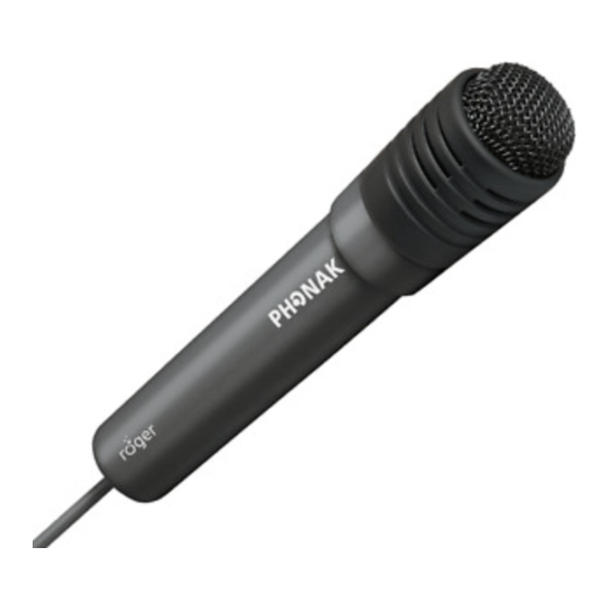 Phonak Roger DynaMic Gebrauchsanweisung