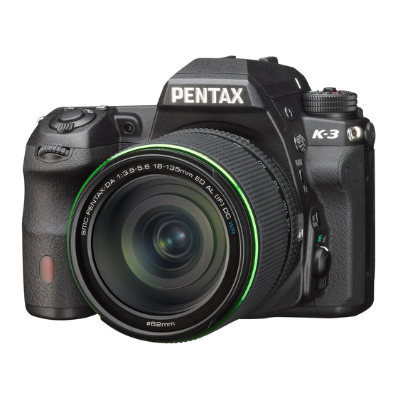 Ricoh pentax k-3 Handbücher