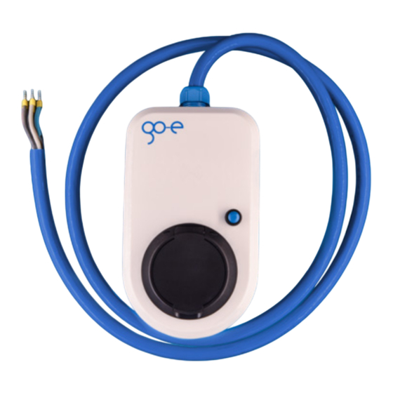 go-e Charger HOMEfix Installations- Und Bedienungsanleitung