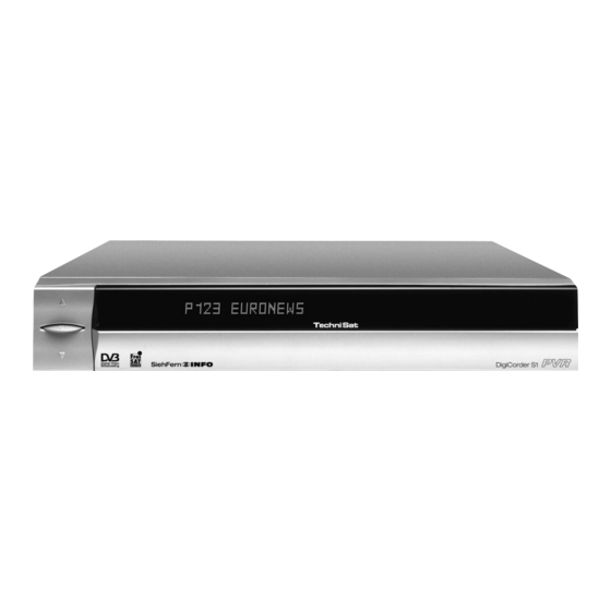 TechniSat DigiCorder S1 Bedienungsanleitung
