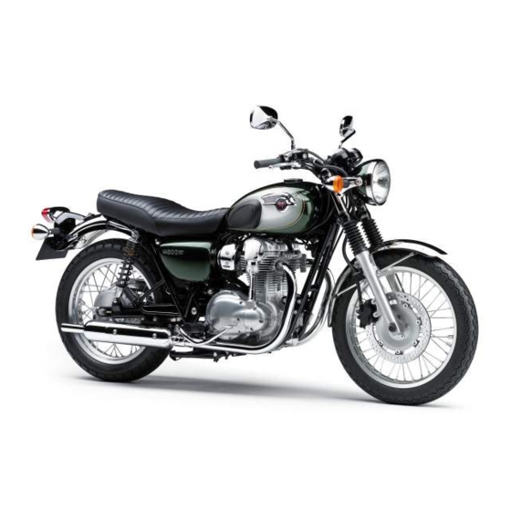 Kawasaki W800 Betriebsanleitung