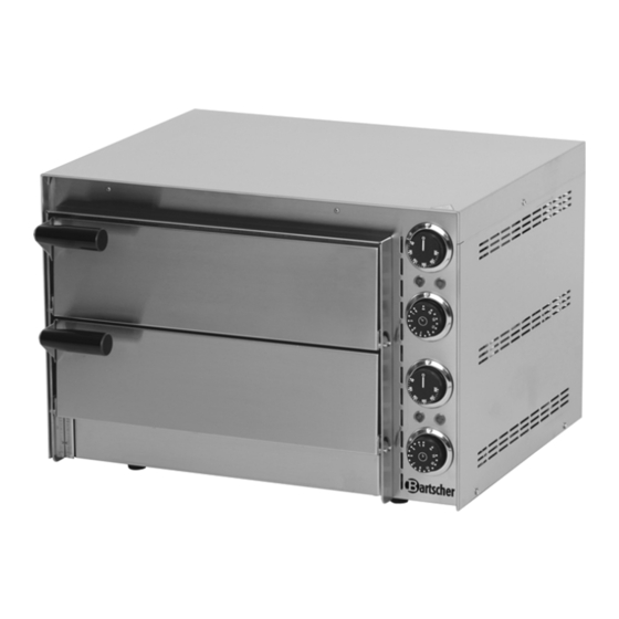 Bartscher 203.510 Bedienungsanleitung