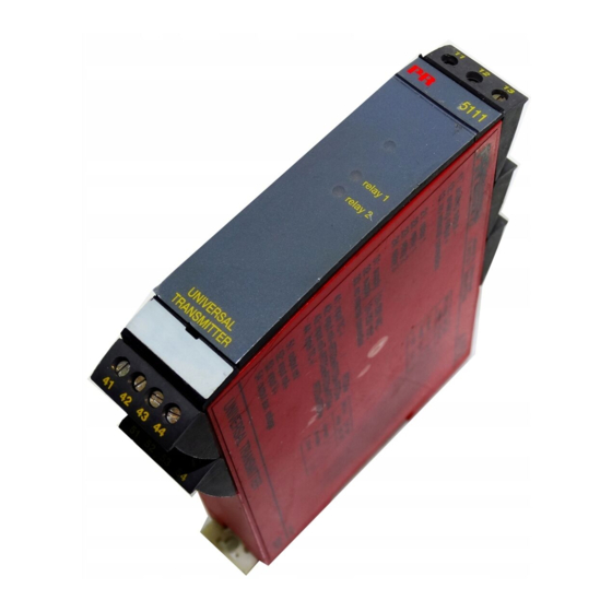 PR electronics PRETRANS 5111 Handbuch