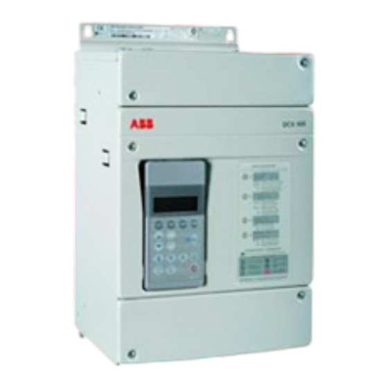 ABB DCS 500B Kurzanleitung