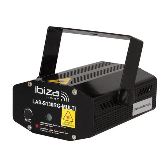 IBIZA LIGHT MINI LASER FIREFLY Bedienungsanleitung