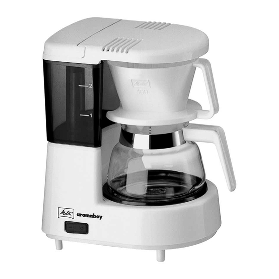 Melitta Aromaboy M25 Gebrauchsanleitung