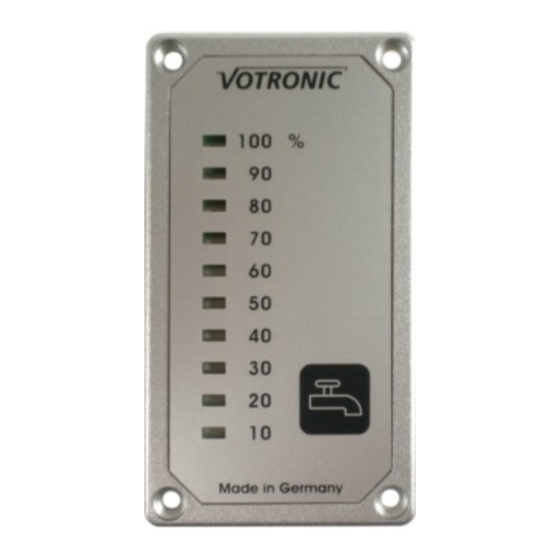 Votronic 5311 Montage- Und Bedienungsanleitung