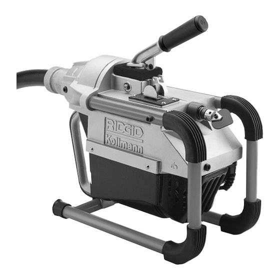 Ridgid Kollmann K-60SP Gebrauchsanleitung