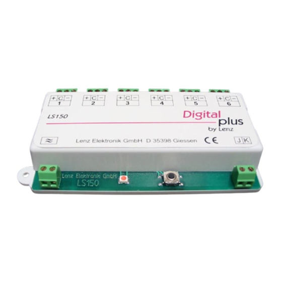 Lenz Digital Plus LS150 Handbuch