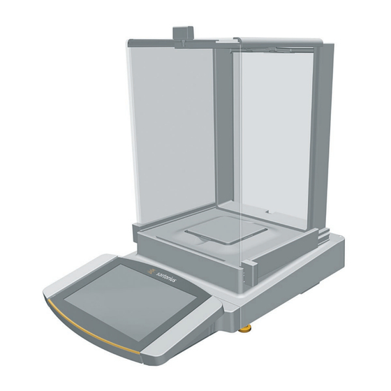 Sartorius MCA125P Serie Betriebsanleitung