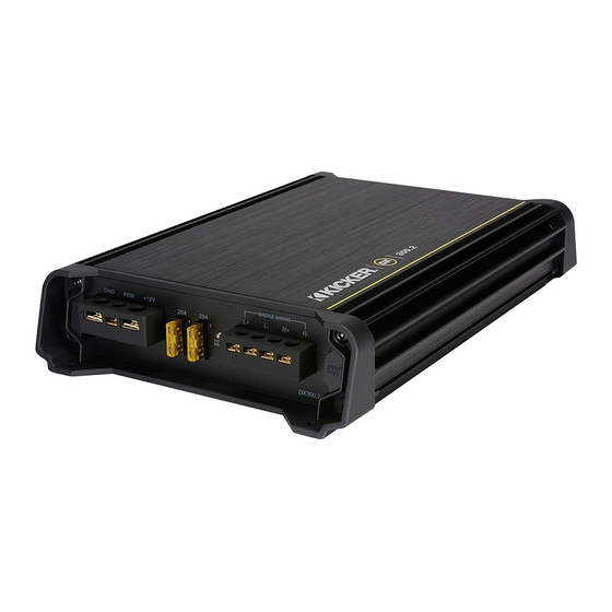 Kicker DX100.2 Benutzerhandbuch
