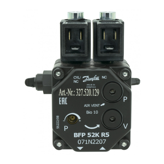 Danfoss BFP 52E Installationsanleitung