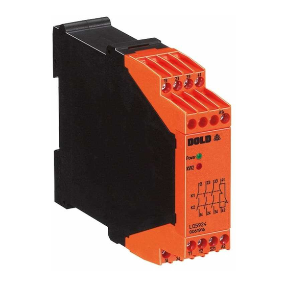 Dold LG 5924 Betriebsanleitung