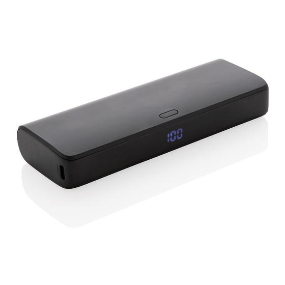 XD COLLECTION FlashCharge 20.000 mAh Bedienungsanleitung