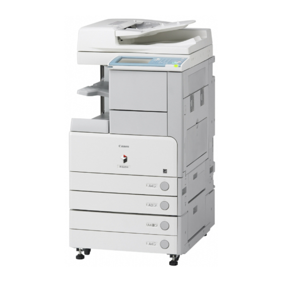 Canon iR3245 Netzwerkhandbuch