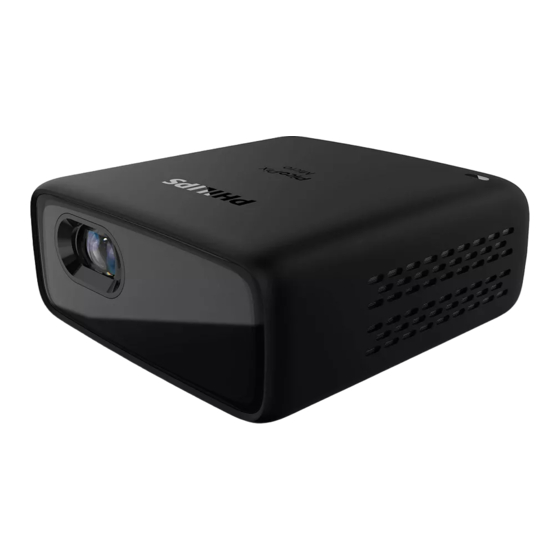 Philips PicoPix Micro PPX320 Bedienungsanleitung