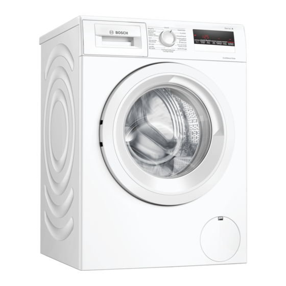 Bosch WAN282B1FG Gebrauchs- Und Montageanleitung