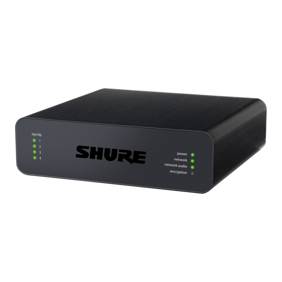 Shure ANI4OUT series Beschreibung