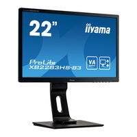 iiyama ProLite XB2283HS Bedienungsanleitung